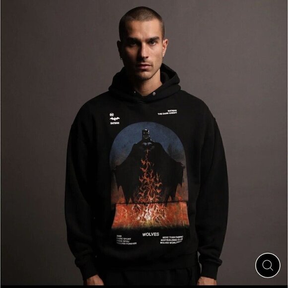 DARC Sport Men's Rise Again Pierce Hoodie Black NWT Wolves Gym - Picture 2 of 3